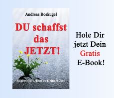 Du schaffst das JETZT Du schaffst das JETZT